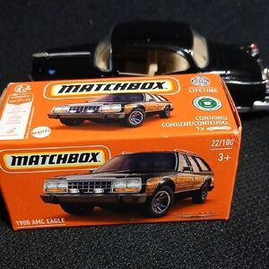 Matchbox Black AMC Eagle Toy Car